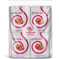 Body Ars Single-dose Water-Based Lubricant Gel Acid Strawberry 100 x 4ml