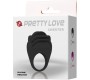 Prettylove Pretty Love Vibrating Cock Ring Chester Black