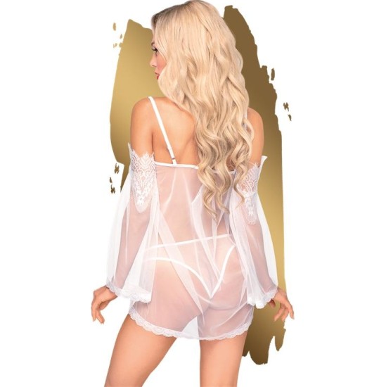 Penthouse Lip Smacker Chemise White