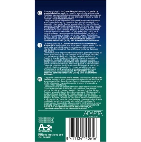 Control Non Stop Retard 12 uds