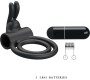 Prettylove Double Penis Ring with Vibration Osmond