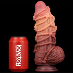 Lovetoy Dildo Dual Layer King Size Nature 9.5