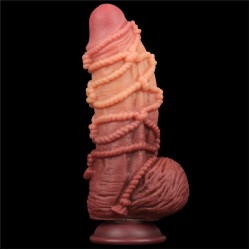 Lovetoy Dildo Dual Layer King Size Nature 9.5