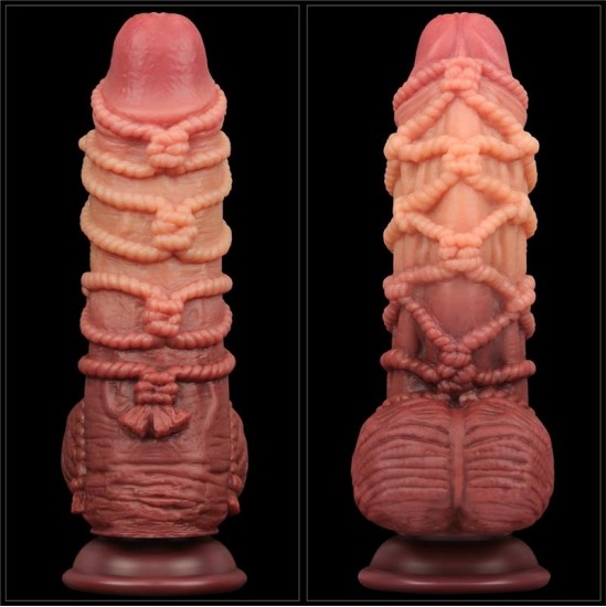 Lovetoy Dildo Dual Layer King Size Nature 9.5