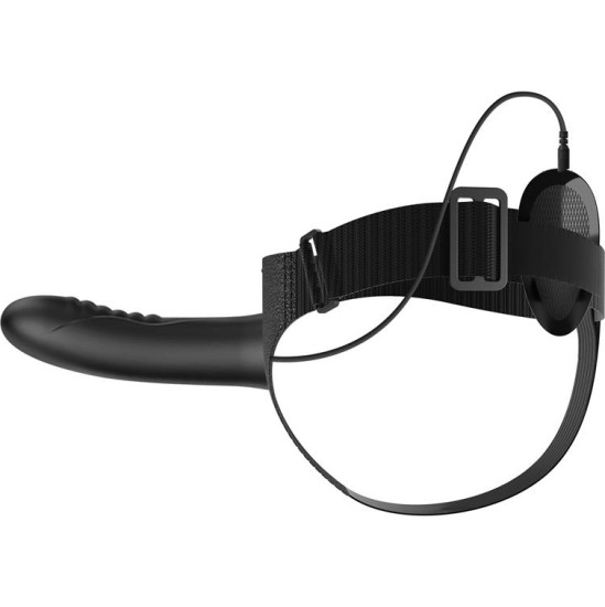 Prettylove Myron Strap-On with Vibrating Dildo 7.2