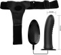 Prettylove Myron Strap-On with Vibrating Dildo 7.2