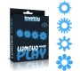 Lovetoy Lumino Play Set 4 Penis Ring Blue Light