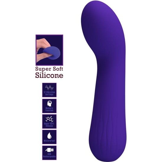 Prettylove Faun Vibrator Purple