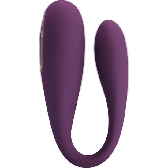 Prettylove August Vibrador de Parejas App Remote Lila CL12