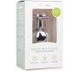 Easytoys Metal Butt Plug No. 6 - Silver/Clear