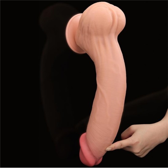 Lovetoy Dildo Dual Layer Sliding Skin 14