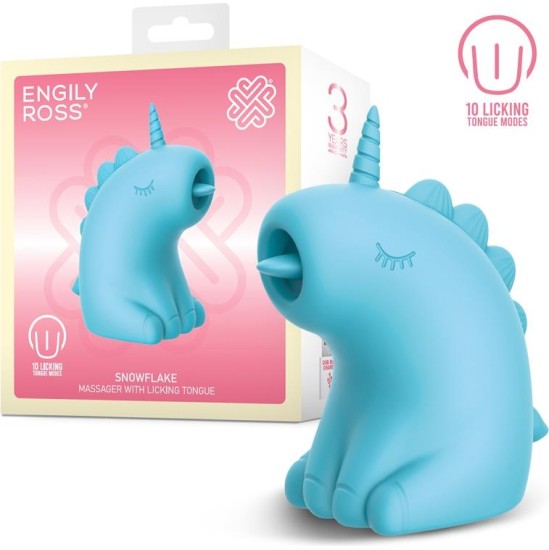 Engily Ross Snowflake Massager with Licking Tongue