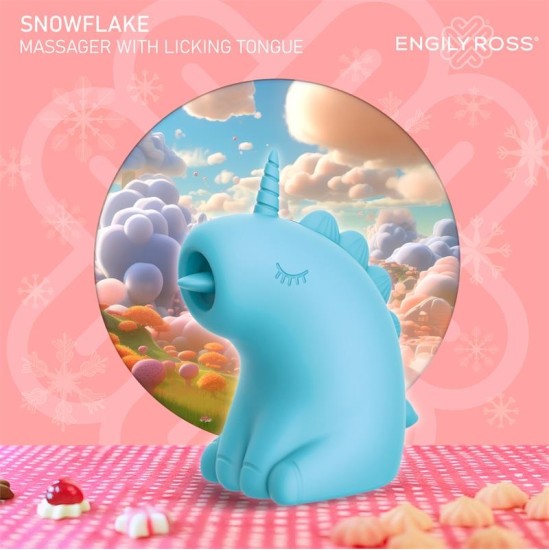 Engily Ross Snowflake Massager with Licking Tongue