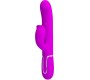 Prettylove Gigi Vibrator Licking and Thumping Fuchsia