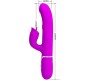 Prettylove Gigi Vibrator Licking and Thumping Fuchsia