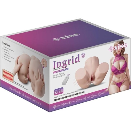 Xise Ingrid Torso with Vibration and Sucking Efect 15.3 kg