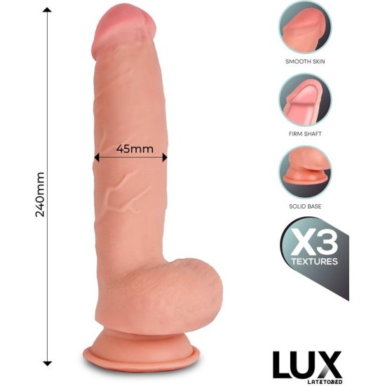 LUX Klaus Triple Density Dildo with Balls 9.4