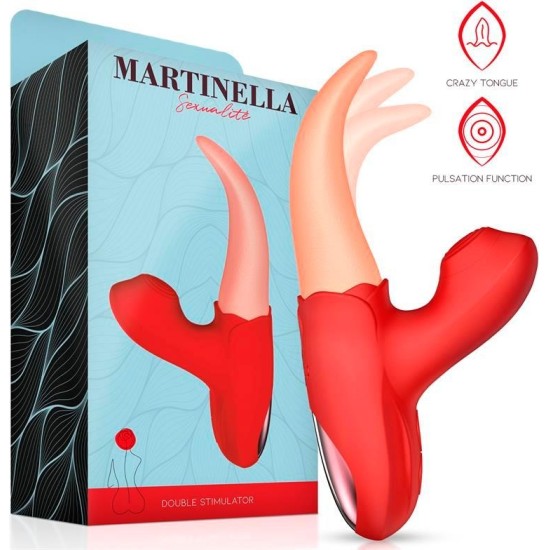 Martinella Double Stimulator Crazy Tongue and Pulsation