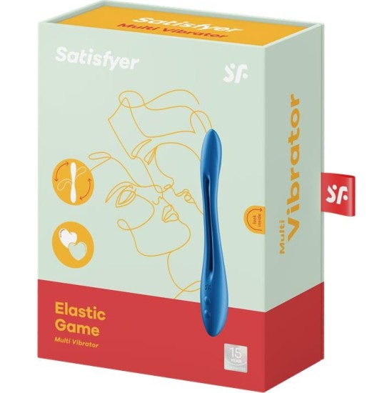 Satisfyer Elastic Game Flexible Stimulator Dark Blue