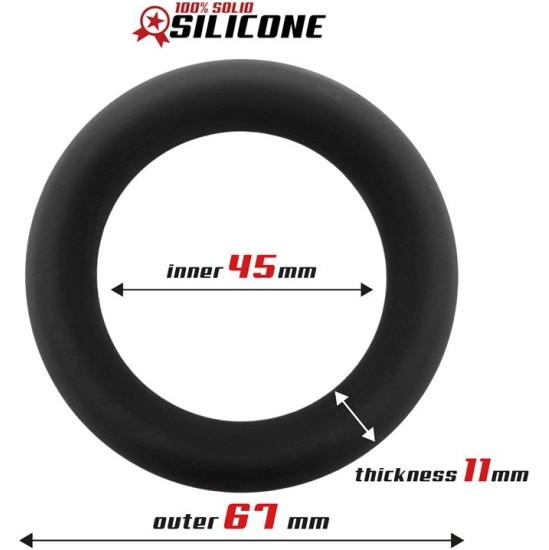 Beast Rings Solid Silicone Cock Ring 4.5 cm