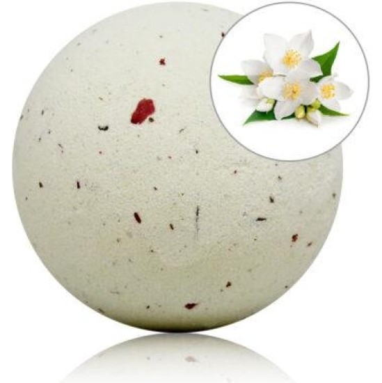 Taloka Jasmine Aroma Bath Bomb with Rose Petals 150 gr