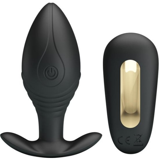 Prettylove Regina Royal Butt Plug with Remote USB