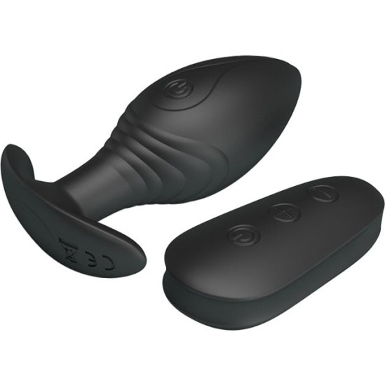 Prettylove Regina Royal Butt Plug with Remote USB