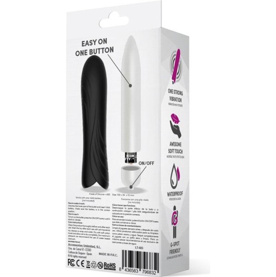 Latetobed Bilie Easy Quick Vibrating Bullet Silicone Black
