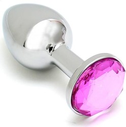 Rimba Toys Metal Butt Plug Sofia Pink Jewel