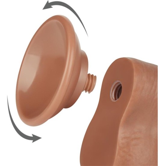 Lovetoy Dildo Sliding Skin 8 Brown