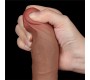 Lovetoy Dildo Sliding Skin 8 Brown
