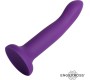 Dildox By Engily Ross Color-Changing Dildo Purple to Pink Size M 17 cm