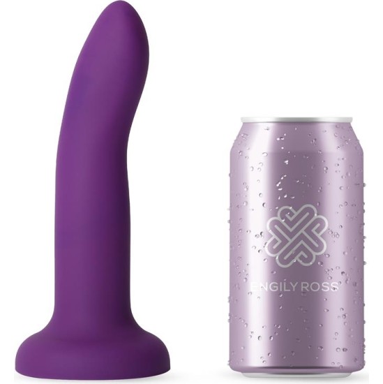 Dildox By Engily Ross Color-Changing Dildo Purple to Pink Size M 17 cm