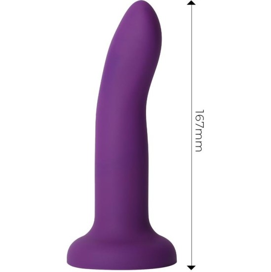 Dildox By Engily Ross Color-Changing Dildo Purple to Pink Size M 17 cm