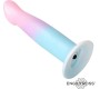 Dildox By Engily Ross Dildo Dildo with Vibration and Suction Cup Gradient Colour 17 cm