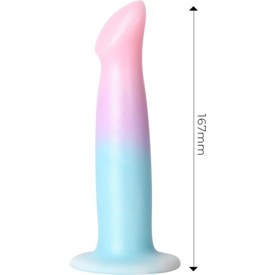 Dildox By Engily Ross Dildo Dildo with Vibration and Suction Cup Gradient Colour 17 cm