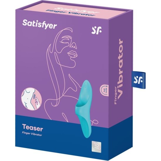 Satisfyer Teaser Finger Vibrator Light Blue