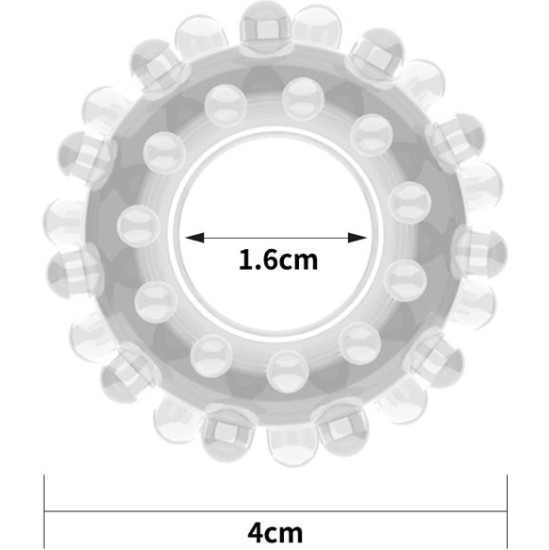 Lovetoy Penis Ring Power Plus Clear