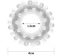 Lovetoy Penis Ring Power Plus Clear