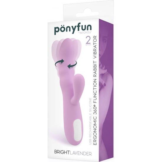 Intoyou Brightlavender Vibe and Rotator Double Motor 360? USB Silicone