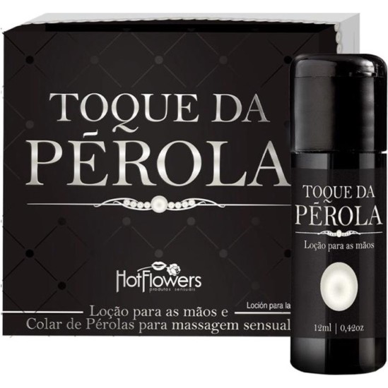 Hot Flowers Massage Lotion and Pearl Necklace Toque da Perola