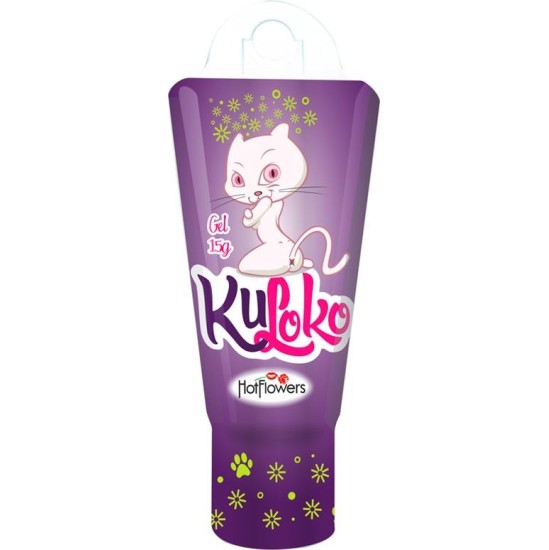 Hot Flowers Kuloko Gel Anal with Numbing and Vibration Effect 15gr