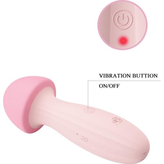 Prettylove Mushroom Vibe/Massager Silicone USB