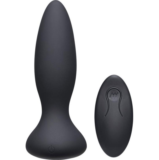 A-Play Vibrating Butt Plug Vibe Adventurous Black