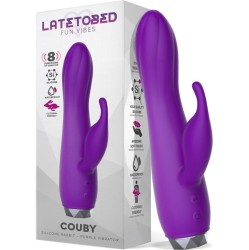 Latetobed Couby Silicone Rabbit Purple Vibrator