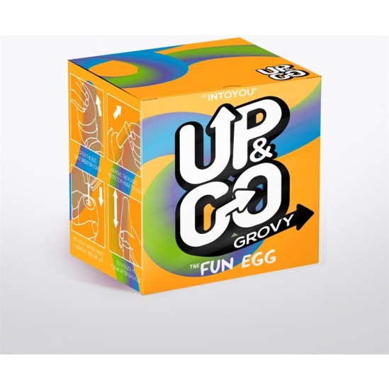 Up&Go Grovy Masturbator Egg Elastic Yellow