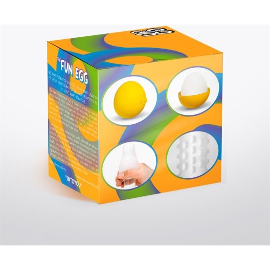 Up&Go Grovy Masturbator Egg Elastic Yellow