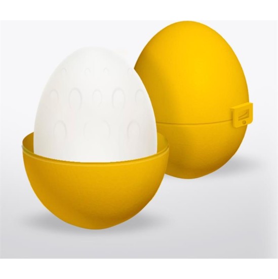 Up&Go Grovy Masturbator Egg Elastic Yellow
