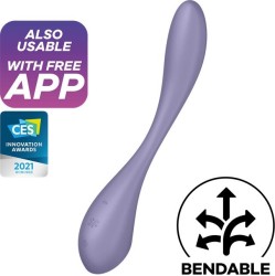 Satisfyer G-Spot Flex 5+ Multi Vibrator with Satisfyer Connect APP Lilac