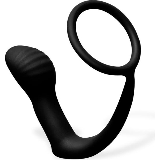 Afterdark Carnelian Vibrating Anal Plug with Penis Ring